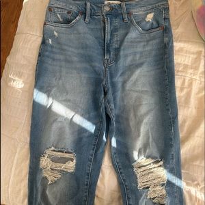 Madewell straight leg jeans